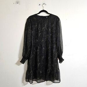 New Look Metallic Mini Dress